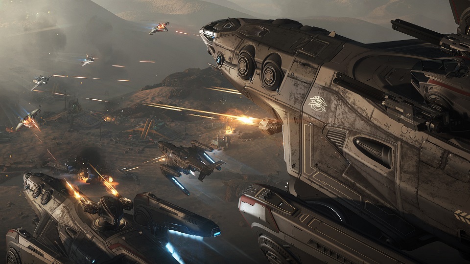Intense dogfights and bounty hunting in Star Citizen
